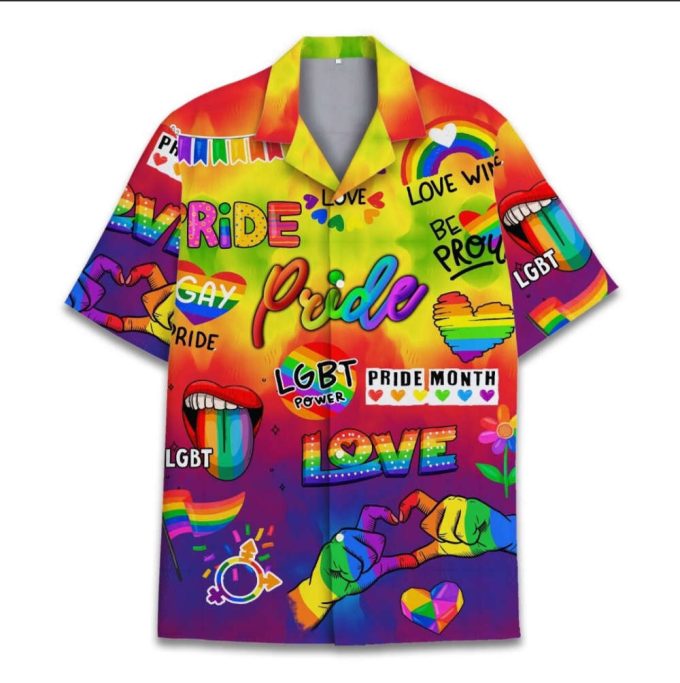 Gifts For Party Unisex Hawaiian Shirt Group Hawai Gifts Summer Hawai Lgbtq Pride Hawaiian Shirts Lgbt Rainbow Pride Month Equality 2