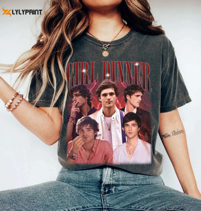 Girl Dinner Jacob Elordi Shirt, Jacob Elordi Shirt, Jacob Elordi Saltburn Shirt, Saltburn Merch, 90S Bootleg Shirt 1