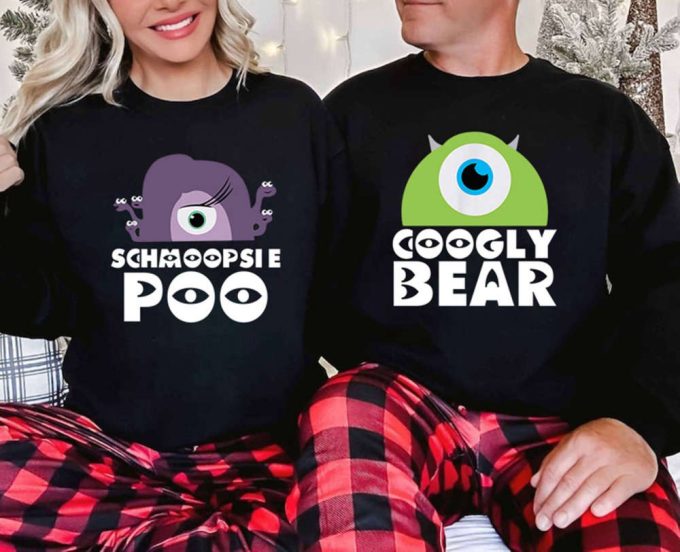Googly Bear And Schmoopsie Poo Couple Shirts | Monsters Inc Couple Matching T-Shirts | Disneyland Couple Anniversary Shirt | Valentine Shirt 2