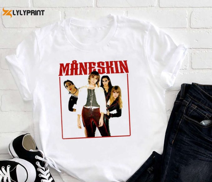 Graphic Maneskin Måneskin Band Shirt, Maneskin Rush World Tour 2024 Shirt, For Men Women 1