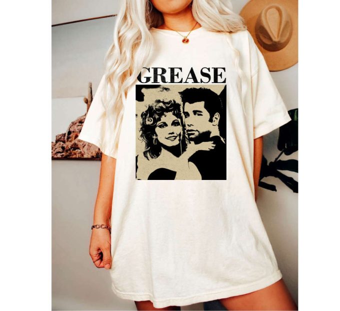 Grease Retro T-Shirt Grease Shirt Grease Movie Grease Hoodie Grease Tees Grease Sweater Retro T-Shirt Couples Shirt 3