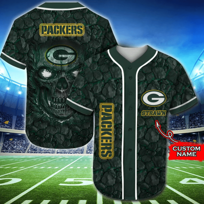 Green Bay Packers Personalized Baseball Jersey Fan Gifts 2