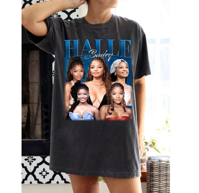 Halle Bailey T-Shirt Halle Bailey Shirt Halle Bailey Tees Halle Bailey Sweater Trendy T-Shirt Unisex T-Shirt Gifts Men 2