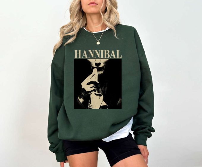 Hannibal Retro T-Shirt Hannibal Shirt Hannibal Movie Hannibal Hoodie Hannibal Tees Hannibal Sweater Trendy Sweatshirt Couples Shirt 3