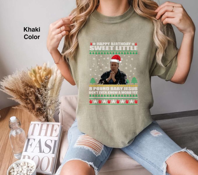 Happy Birthday Sweet Little Movie Quotes Shirt: Ricky Bobby Ugly Christmas American Comedy Xmas Long Sleeves For Fans 3