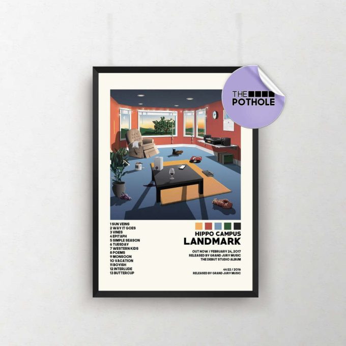 Hippo Campus Posters / Landmark Poster / Album Cover Poster / Poster Print Wall Art / Custom Poster / Home Decor 2