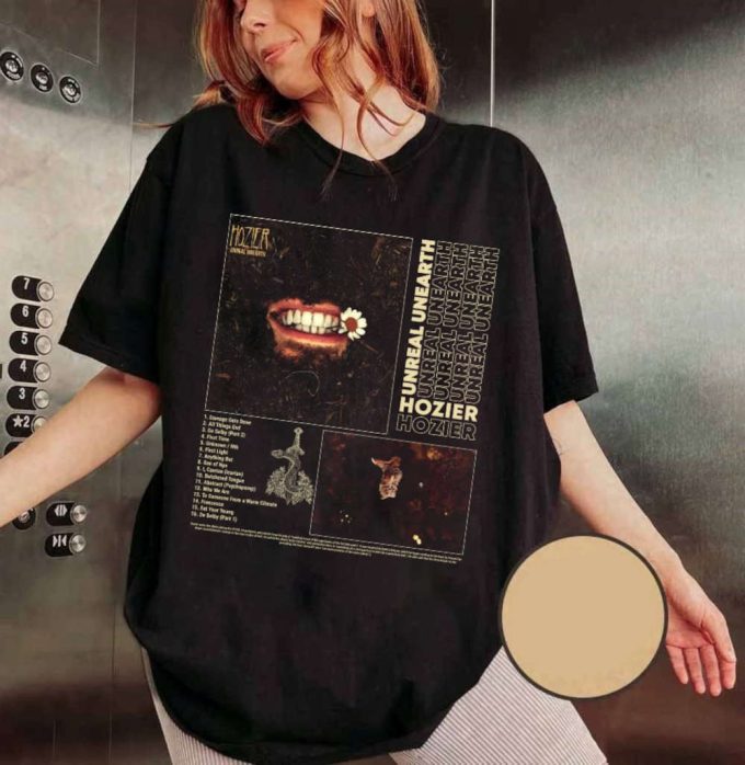 Hozeir Graphic Album Unreal Unearth Shirt, Funny Hozeir Album Sweatshirt, Hozier Hoodie Gift For Music Lover 3