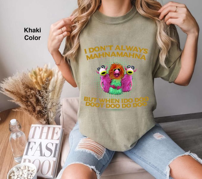 Vintage Mahna Mahna Funny Comfort Colors T-Shirt - Perfect Gift For Friends - Doo Doot Doo Do Doo - Shop Now! 4