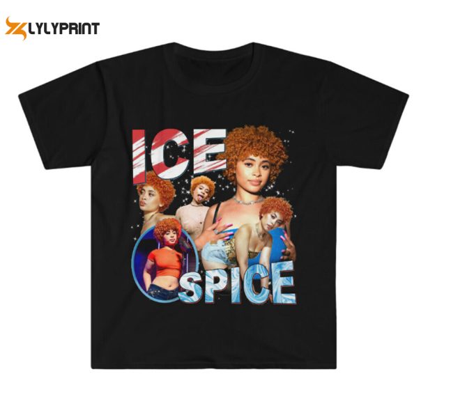 Ice Spice Rapper Hip-Hop 2024 T-Shirt Sweatshirt Hoodie, For Men Women 1