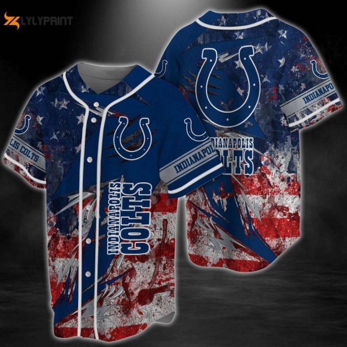 Indianapolis Colts Baseball Jersey Gift For Men Women 1
