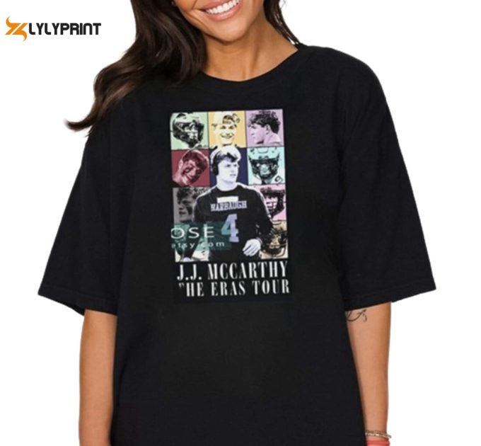 J.j. Mccarthy The Eras Tour Shirt, J.j. Mccarthy The Eras Tour Sweatshirt, For Men Women 1