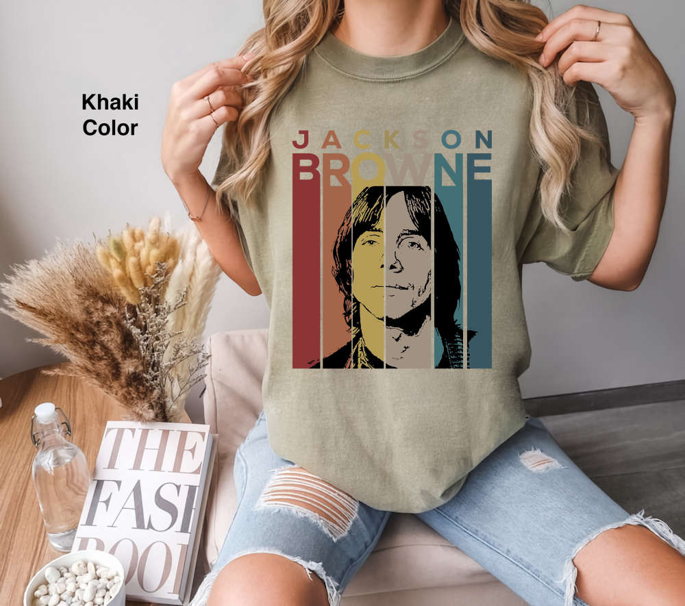 Jackson Browne Retro Vintage Comfort Colors T-Shirt, Funny Gift Jackson Browne Shirt For Fan, Music Shirt, Gift Tee For You And Your Friends