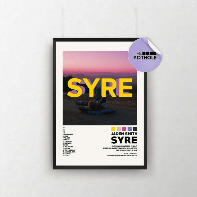 Jaden Smith Posters / Syre Poster / Album Cover Poster Photo Poster Print Wall Art, Custom Poster, Home Decor, Ctv3, Syre, Jaden 2