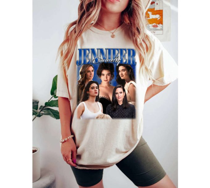 Jennifer Connelly T-Shirt Jennifer Connelly Shirt Jennifer Connelly Tees Jennifer Connelly Sweater Vintage Movie Vintage Shirt 3