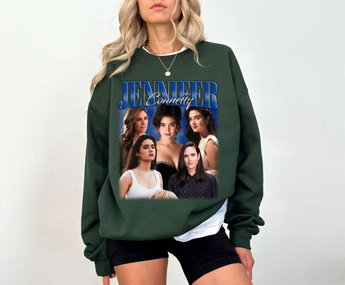 Jennifer Connelly T-Shirt Jennifer Connelly Shirt Jennifer Connelly Tees Jennifer Connelly Sweater Vintage Movie Vintage Shirt 4