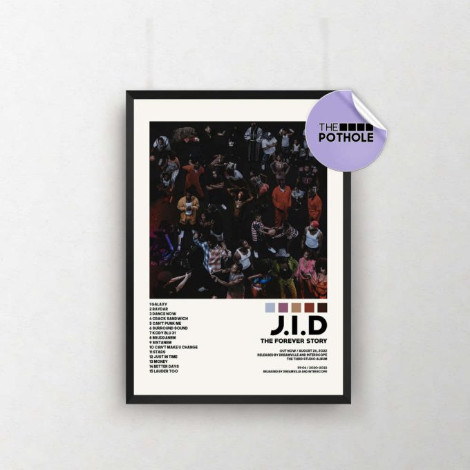 Jid Poster / The Forever Story Poster / Album Cover Poster, Poster Print Wall Art, Custom Poster, Home Decor, The Forever Story, Jid