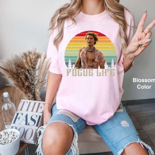 Vintage John B Comfort Colors T-Shirt: Pogue Life Gift Tee Retro 90s Homage Graphic Shirt