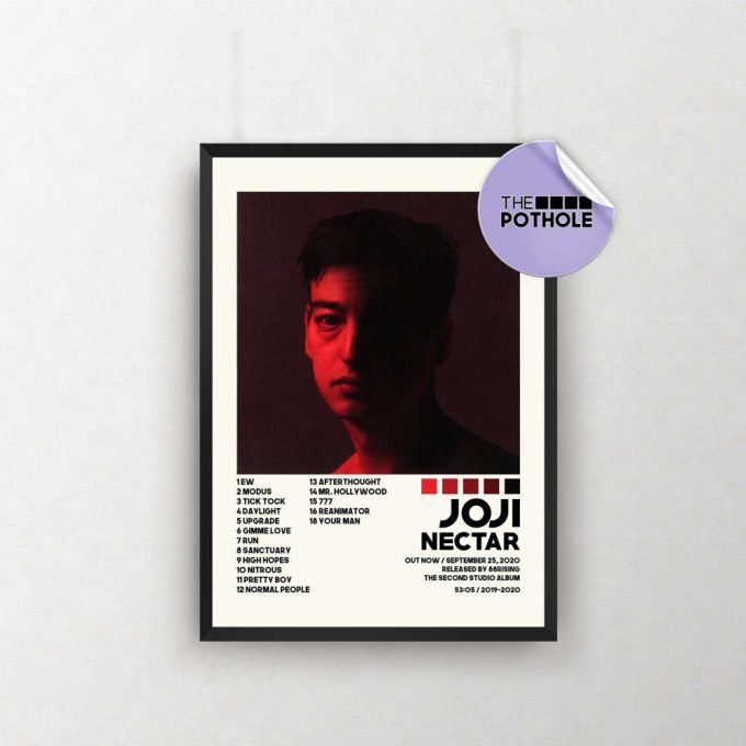 Joji Posters | Nectar Poster | Joji Tracklist Album Cover Poster / Album Cover Poster Print Wall Art, Custom Poster, Ballads, In Tongues 2