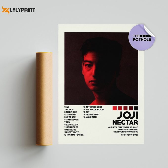 Joji Posters | Nectar Poster | Joji Tracklist Album Cover Poster / Album Cover Poster Print Wall Art, Custom Poster, Ballads, In Tongues 1