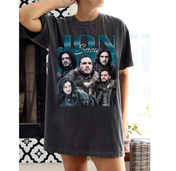 Jon Snow T-Shirt Jon Snow Shirt Jon Snow Tees Jon Snow Sweater Retro Unisex T-Shirt Tee Cute 2