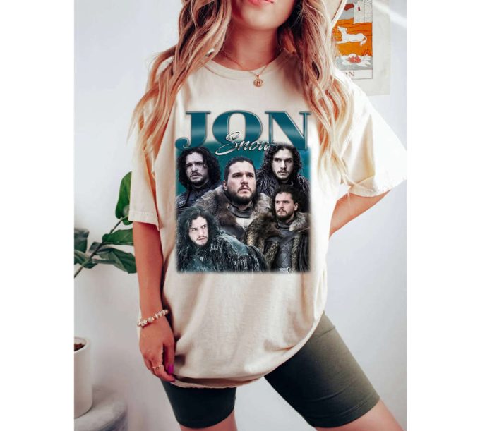 Jon Snow T-Shirt Jon Snow Shirt Jon Snow Tees Jon Snow Sweater Retro Unisex T-Shirt Tee Cute 3