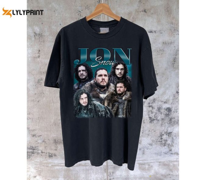 Jon Snow T-Shirt Jon Snow Shirt Jon Snow Tees Jon Snow Sweater Retro Unisex T-Shirt Tee Cute 1