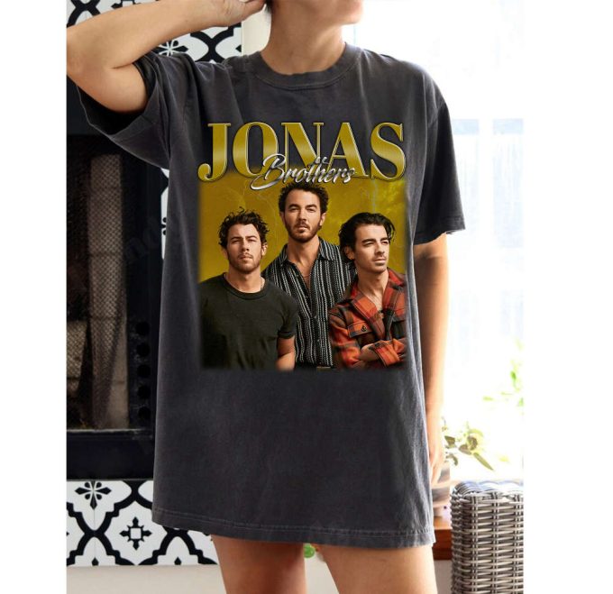 Jonas Brothers T-Shirt Jonas Brothers Shirt Jonas Brothers Tees Jonas Brothers Sweater Movie Unisex T-Shirt Tee Cute 2