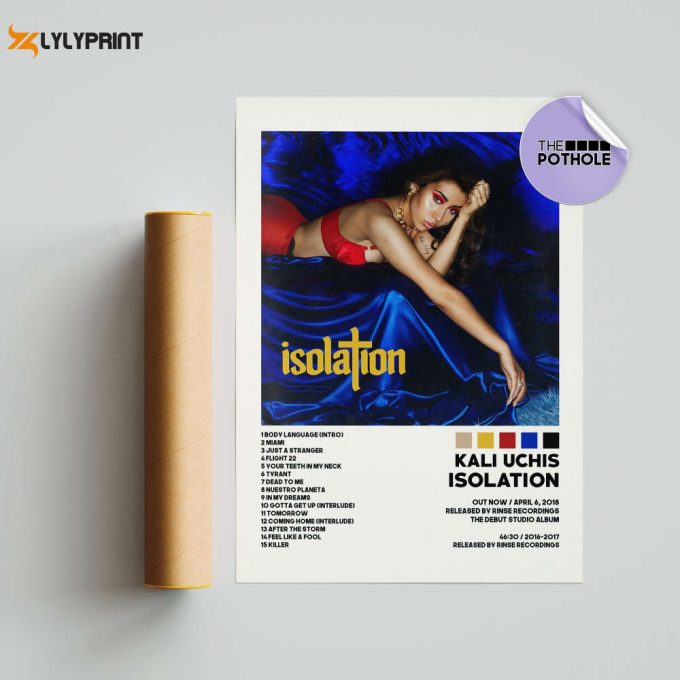 Kali Uchis Posters, Isolation Poster, Album Cover Poster, Poster Print Wall Art, Custom Poster, Home Decor, Isolation, Kali Uchis 1