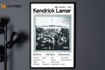 Kendrick Lamar Poster, To Pimp a Butterfly Album, Kendrick Lamar Gifts, Kendrick Lamar Poster Wall Art, Bedroom Posters