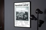 Kendrick Lamar Poster, To Pimp a Butterfly Album, Kendrick Lamar Gifts, Kendrick Lamar Poster Wall Art, Bedroom Posters