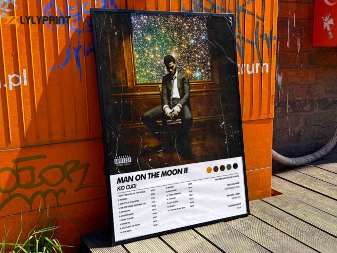 Kid Cudi &Amp;Quot;Man On The Moon The Legend Of Mr Rager&Amp;Quot; Album Cover Poster #6 1
