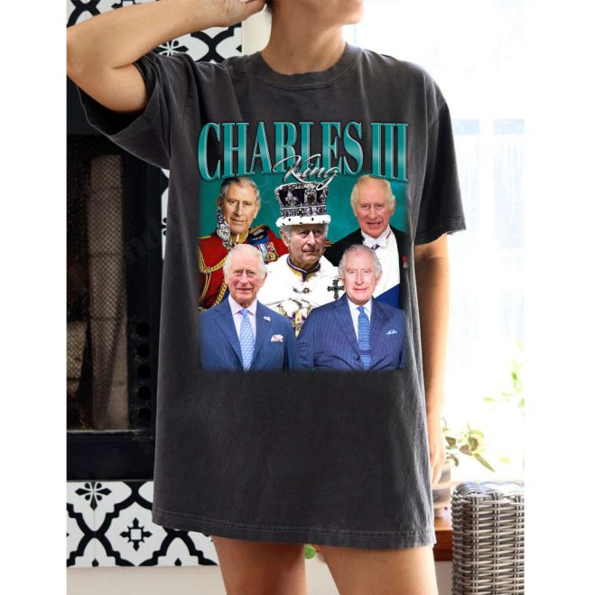 King Charles Iii T-Shirt King Charles Iii Shirt King Charles Iii Tees King Charles Sweater Vintage Unisex T-Shirt Couples Shirt 2