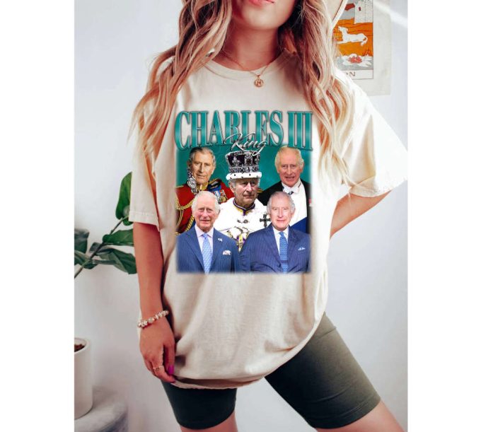 King Charles Iii T-Shirt King Charles Iii Shirt King Charles Iii Tees King Charles Sweater Vintage Unisex T-Shirt Couples Shirt 4