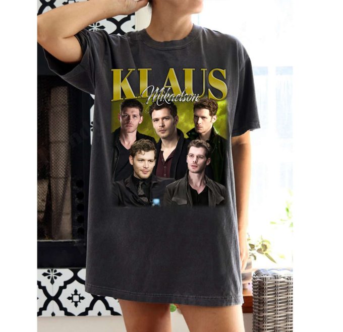 Klaus Mikaelson T-Shirt Klaus Mikaelson Shirt Klaus Mikaelson Tees Klaus Mikaelson Sweater Vintage Shirt Classic Movie Birthday Gifts 2