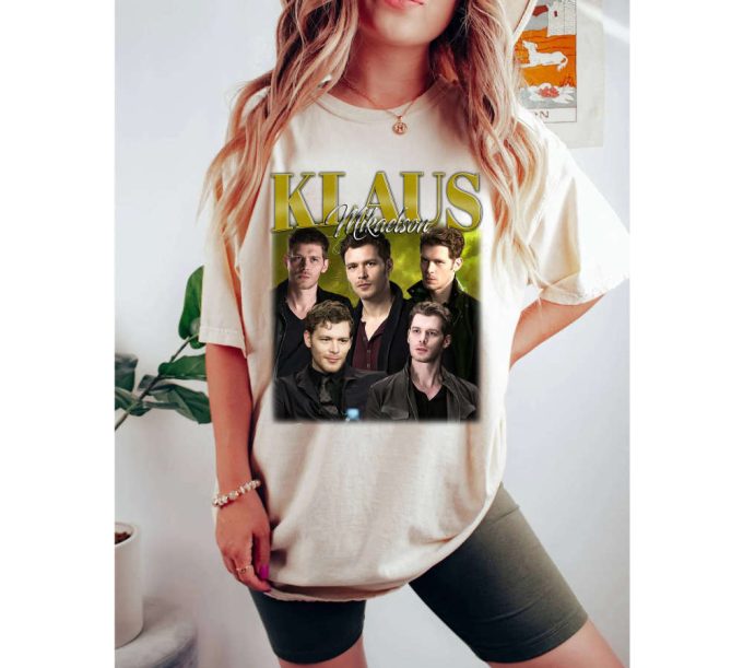 Klaus Mikaelson T-Shirt Klaus Mikaelson Shirt Klaus Mikaelson Tees Klaus Mikaelson Sweater Vintage Shirt Classic Movie Birthday Gifts 3