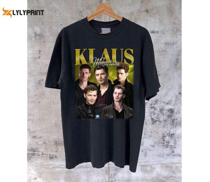 Klaus Mikaelson T-Shirt Klaus Mikaelson Shirt Klaus Mikaelson Tees Klaus Mikaelson Sweater Vintage Shirt Classic Movie Birthday Gifts 1