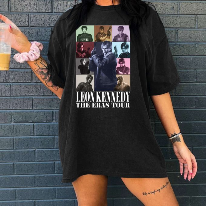 Leon S. Kennedy Eras Tour Shirt, Leon Kennedy Shirt, 90S Vintage Shirt, For Men Women 3