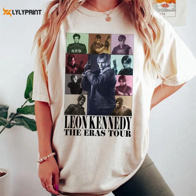 Leon S. Kennedy Eras Tour Shirt, Leon Kennedy Shirt, 90S Vintage Shirt, For Men Women 1