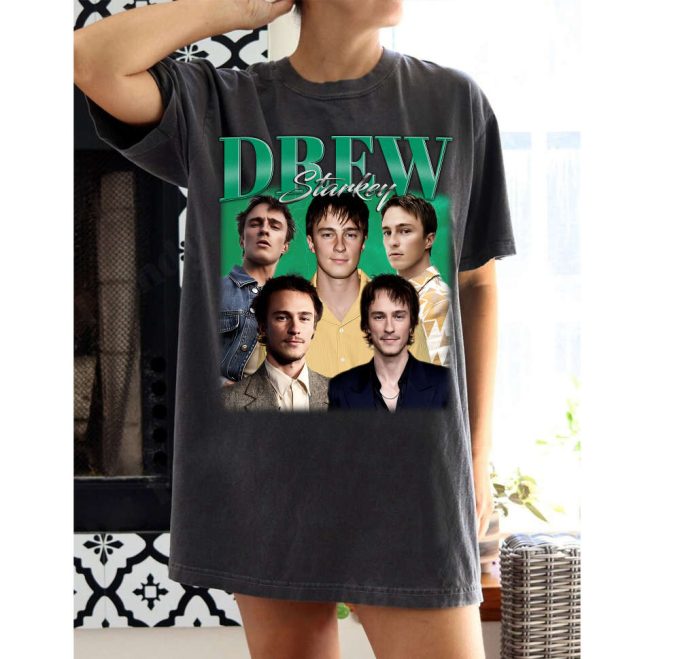 Limited Drew Starkey T-Shirts Drew Starkey Shirt Drew Starkey Tees Drew Starkey Merch College Unisex T-Shirt Actor T-Shirt 2