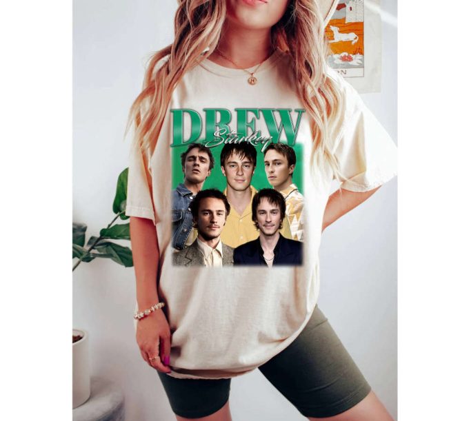 Limited Drew Starkey T-Shirts Drew Starkey Shirt Drew Starkey Tees Drew Starkey Merch College Unisex T-Shirt Actor T-Shirt 3