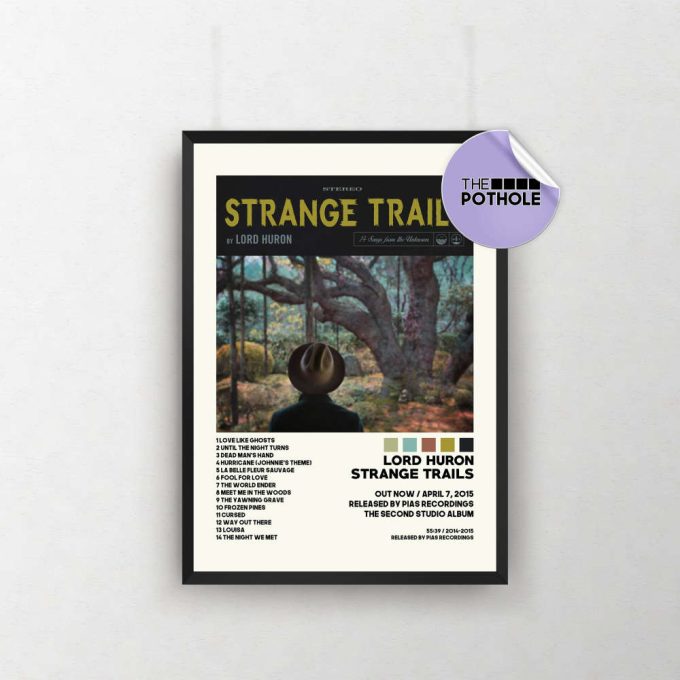 Lord Huron Posters, Strange Trails Poster, Lord Huron, Strange Trails Album Cover Poster, Poster Print Wall Art, Custom Poster 2