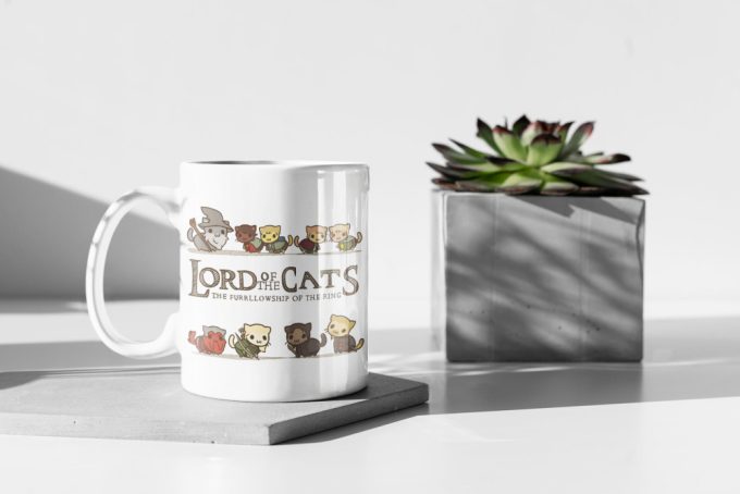 Lord Of The Cats Mug – A Purrfect 11 Oz Ceramic Gift For Cat &Amp; Rings Fans 2