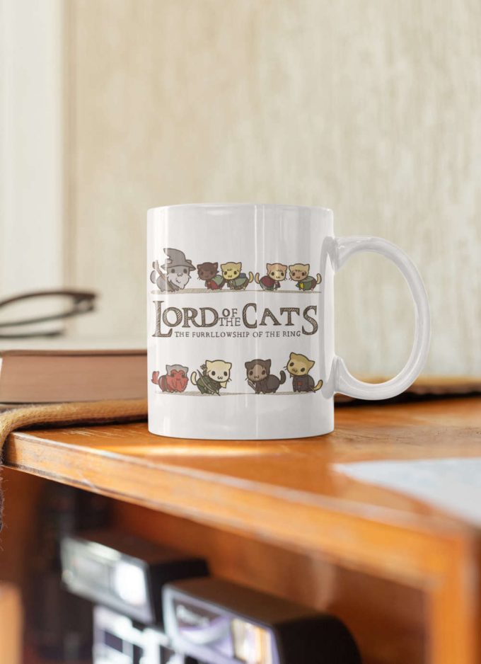 Lord Of The Cats Mug – A Purrfect 11 Oz Ceramic Gift For Cat &Amp; Rings Fans 4