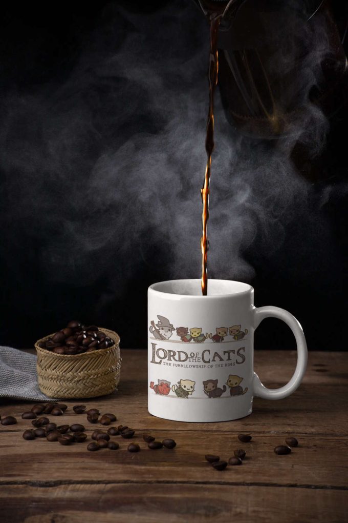 Lord Of The Cats Mug – A Purrfect 11 Oz Ceramic Gift For Cat &Amp; Rings Fans 5