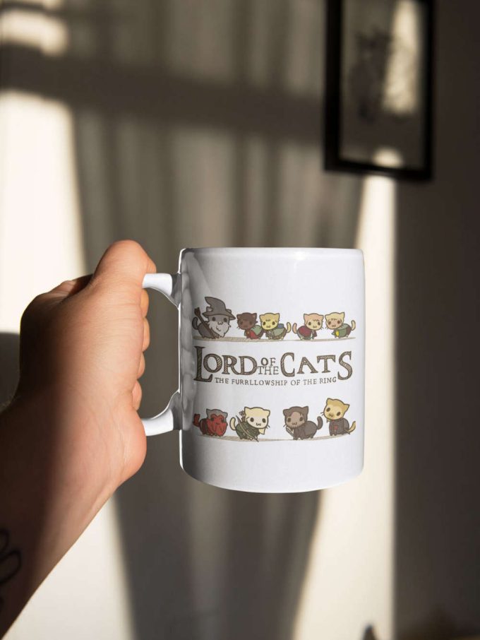 Lord Of The Cats Mug – A Purrfect 11 Oz Ceramic Gift For Cat &Amp; Rings Fans 6