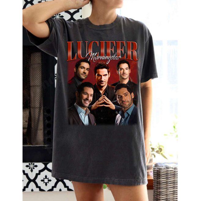 Lucifer Morningstar T-Shirt Lucifer Morningstar Shirt Morningstar Tees Morningstar Sweater Trendy Sweatshirt Couples T-Shirt 2