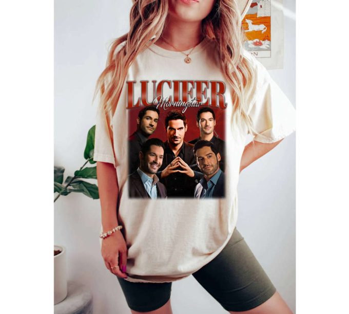 Lucifer Morningstar T-Shirt Lucifer Morningstar Shirt Morningstar Tees Morningstar Sweater Trendy Sweatshirt Couples T-Shirt 3