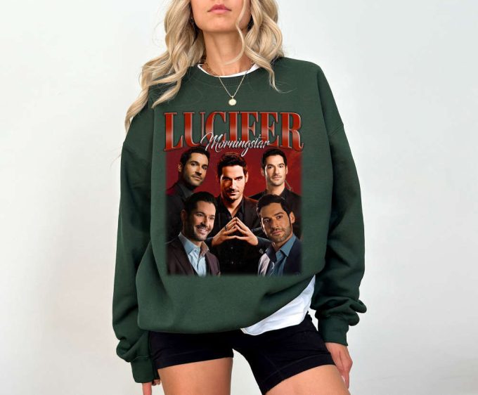 Lucifer Morningstar T-Shirt Lucifer Morningstar Shirt Morningstar Tees Morningstar Sweater Trendy Sweatshirt Couples T-Shirt 4