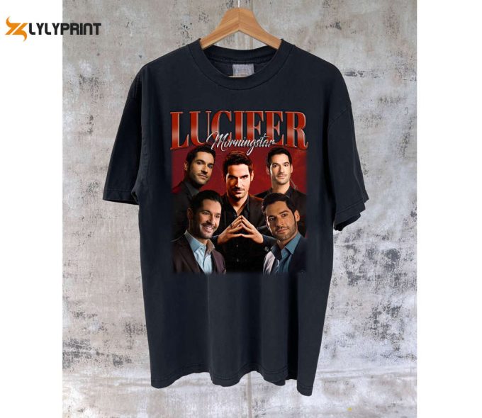 Lucifer Morningstar T-Shirt Lucifer Morningstar Shirt Morningstar Tees Morningstar Sweater Trendy Sweatshirt Couples T-Shirt 1