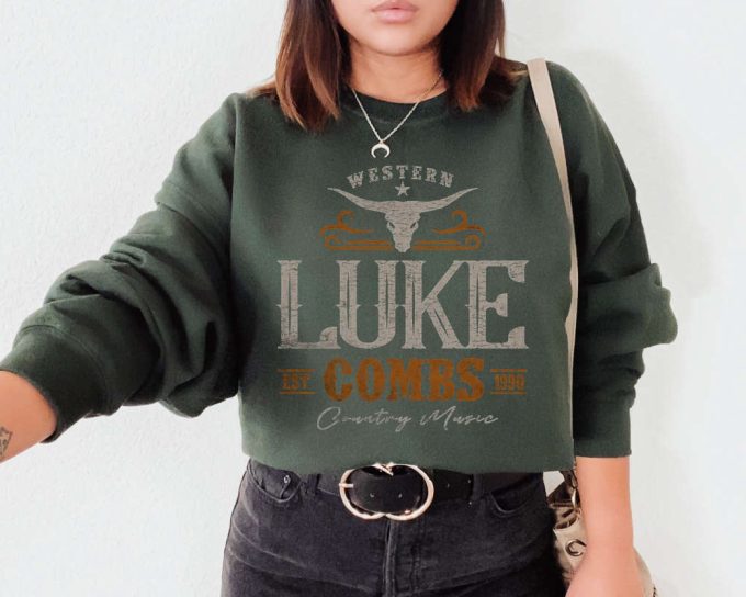 Luke Combs Est 1990 Distressed, Country Music Sweatshirt, For Men Women 3